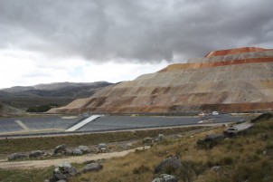 Gold mining in Yanacocha, Perú